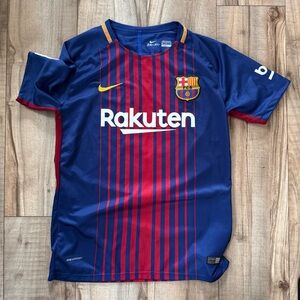 Men’s small Nike Barcelona Soccer kit #10 Messi